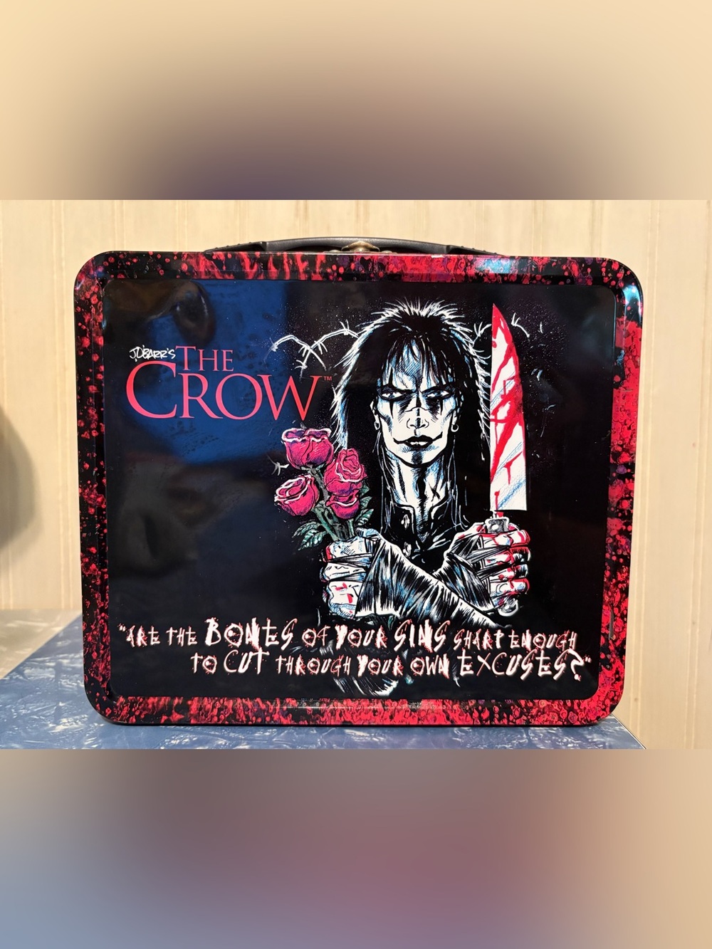 Vintage 2003 NECA James O’Barr’s The Crow Metal Lunchbox - Picture 3 of 9
